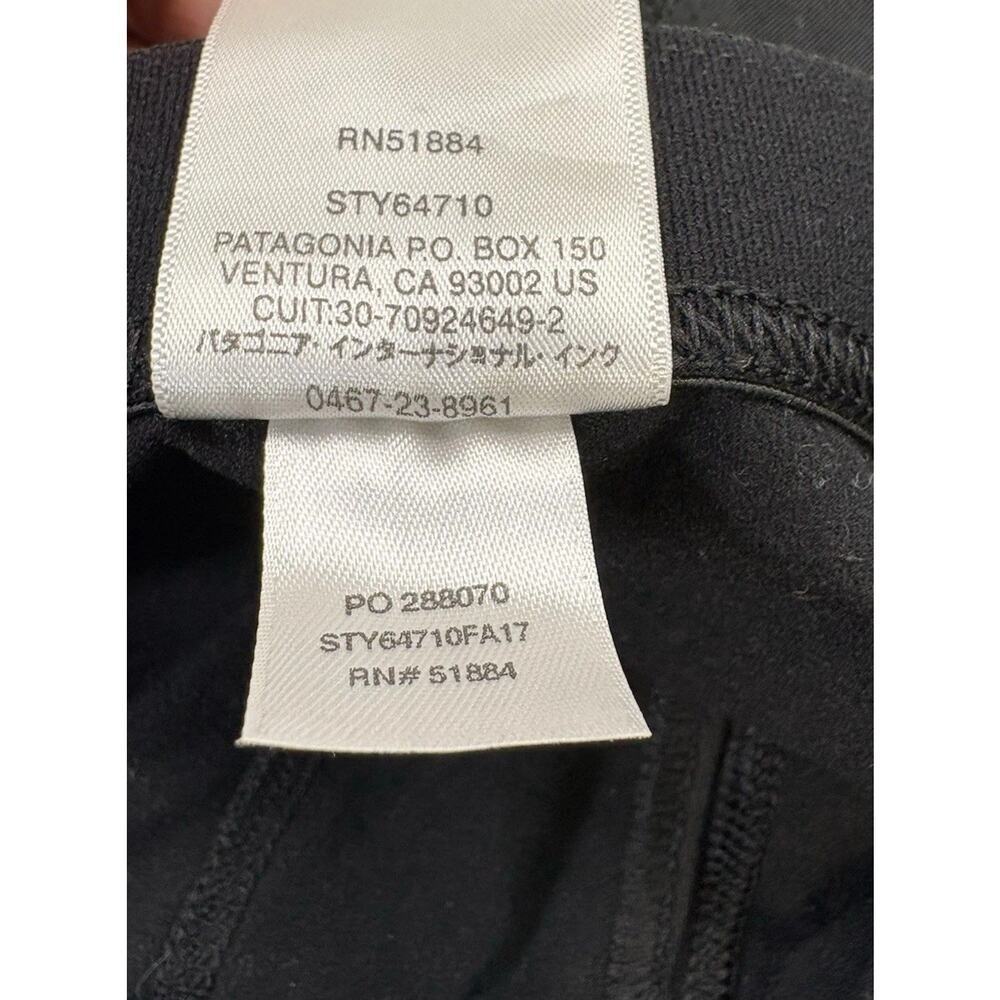 Patagonia Capilene Baselayer Black Legging Pants Youth Boys L 12 - Picture 9 of 9
